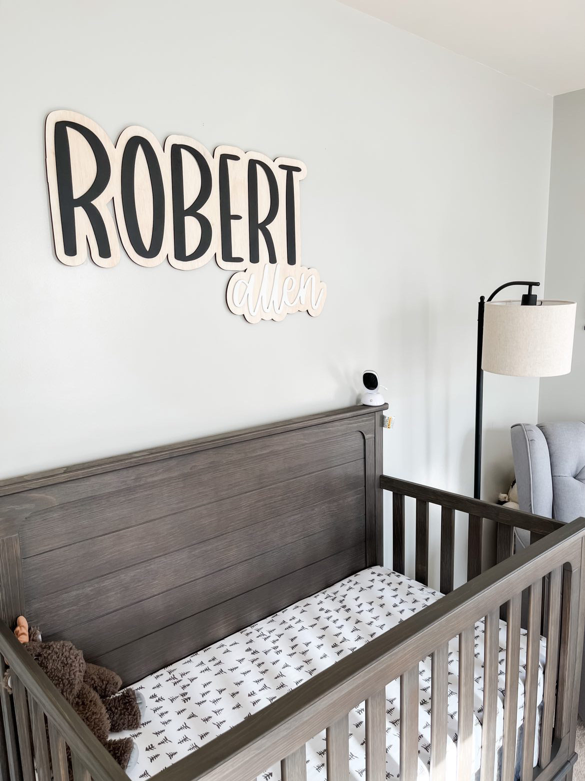 Bubble letter name sign
