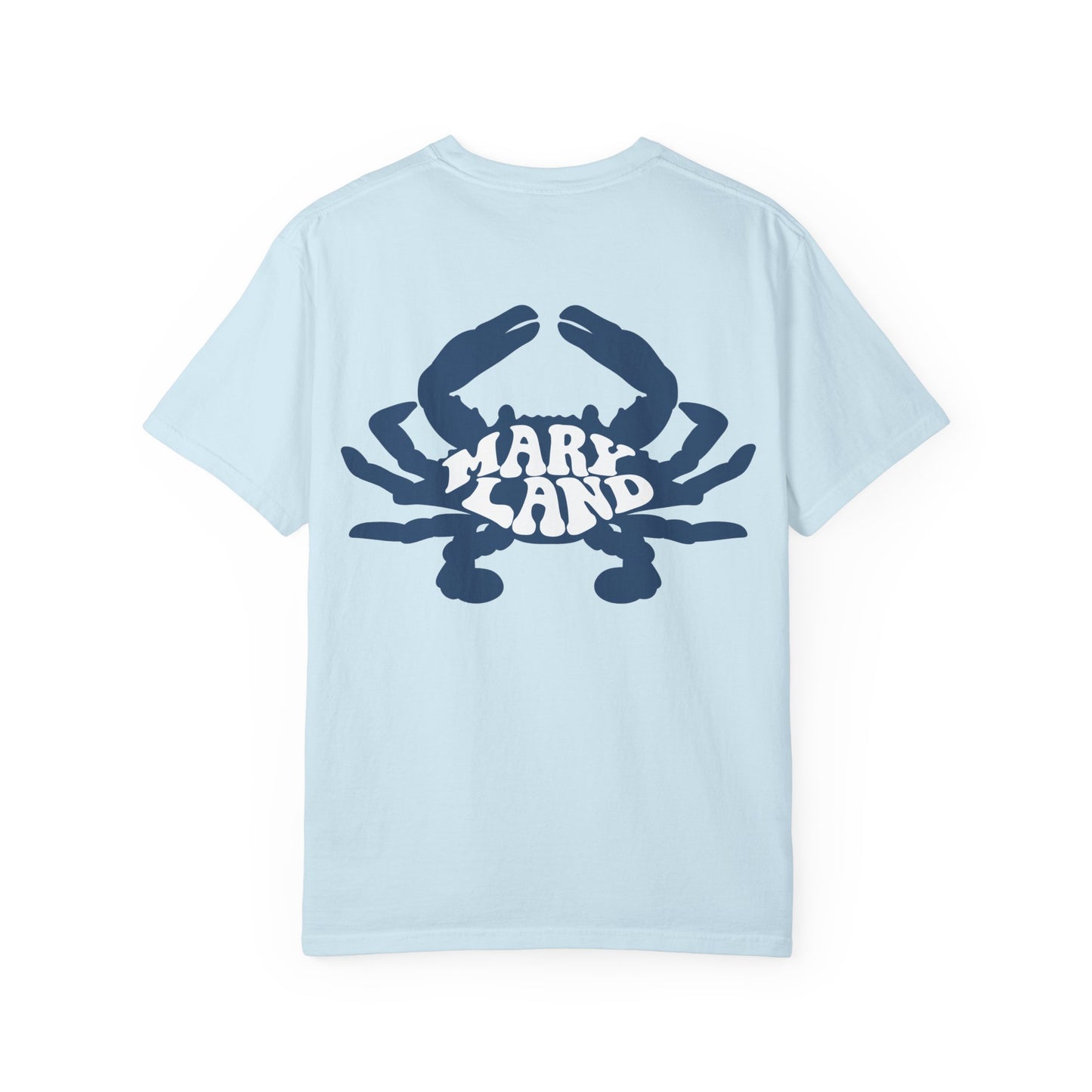 Maryland Crab Graphic T-Shirt, Unisex Beachwear, Nautical Tee, Summer Style, Gift for Ocean Lovers, Casual Wear