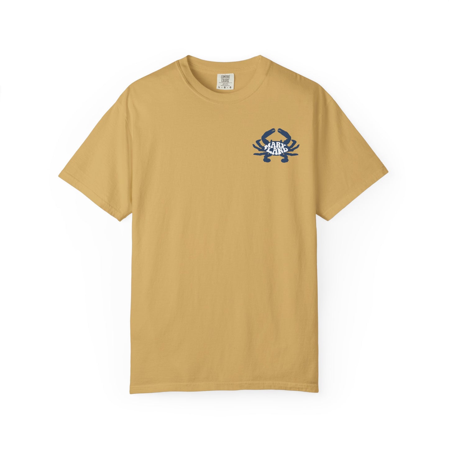 Maryland Crab Graphic T-Shirt, Unisex Beachwear, Nautical Tee, Summer Style, Gift for Ocean Lovers, Casual Wear