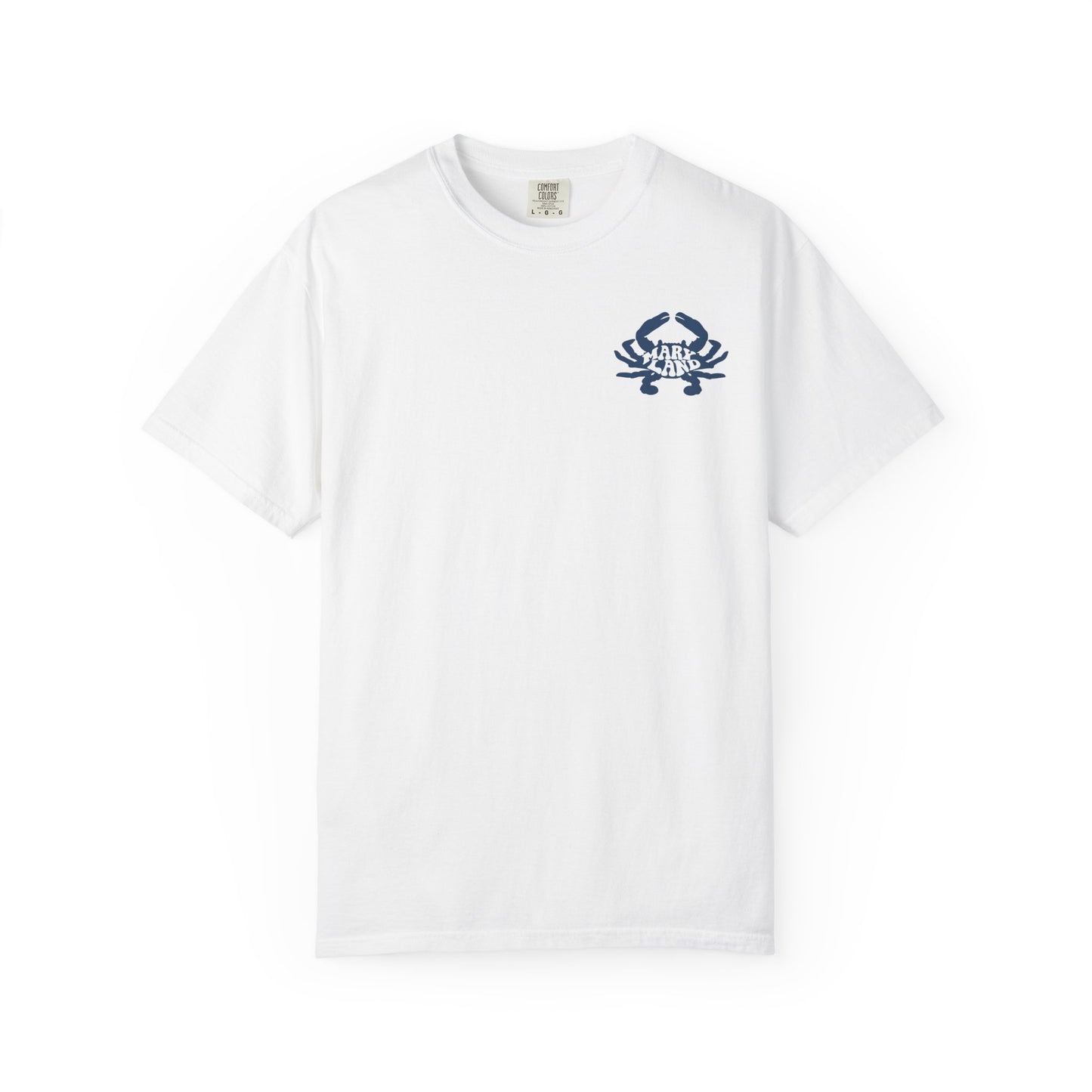 Maryland Crab Graphic T-Shirt, Unisex Beachwear, Nautical Tee, Summer Style, Gift for Ocean Lovers, Casual Wear