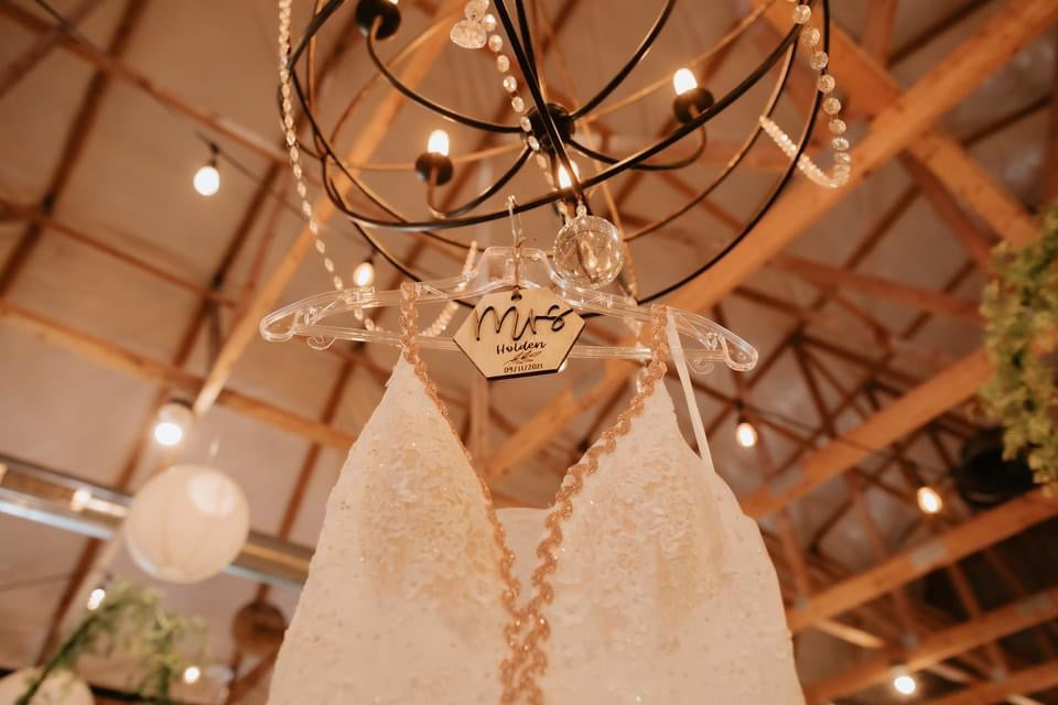 Wedding Dress Hanger Ornament ONLY | ornament | bridal shower gift | day of wedding | custom hanger | hanger NOT included |