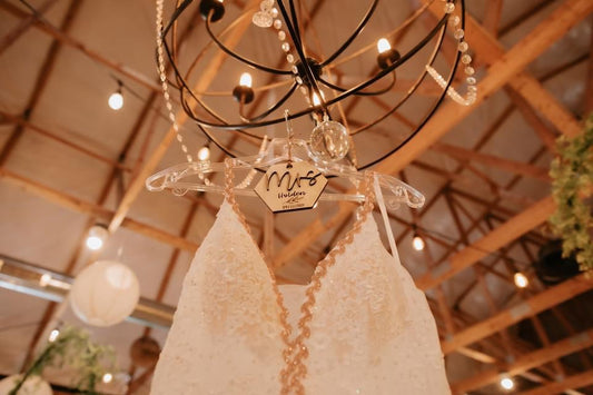 Wedding Dress Hanger Ornament ONLY  | ornament | bridal shower gift | day of wedding | custom hanger | hanger NOT included |