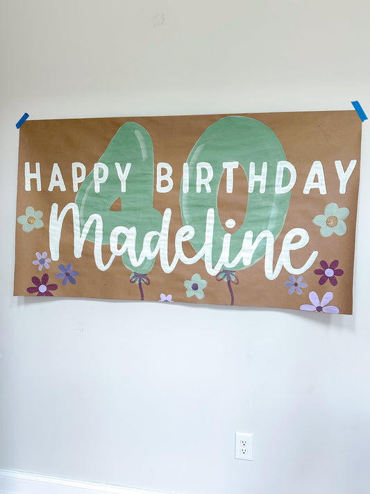 Kraft Paper Banner