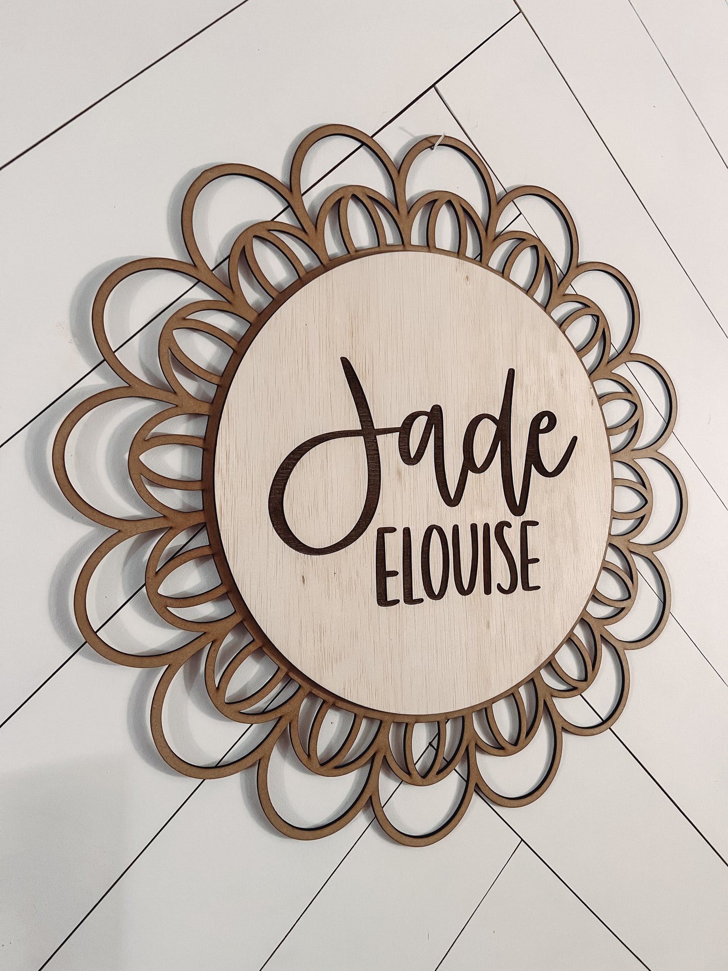 Rattan Nursery Sign