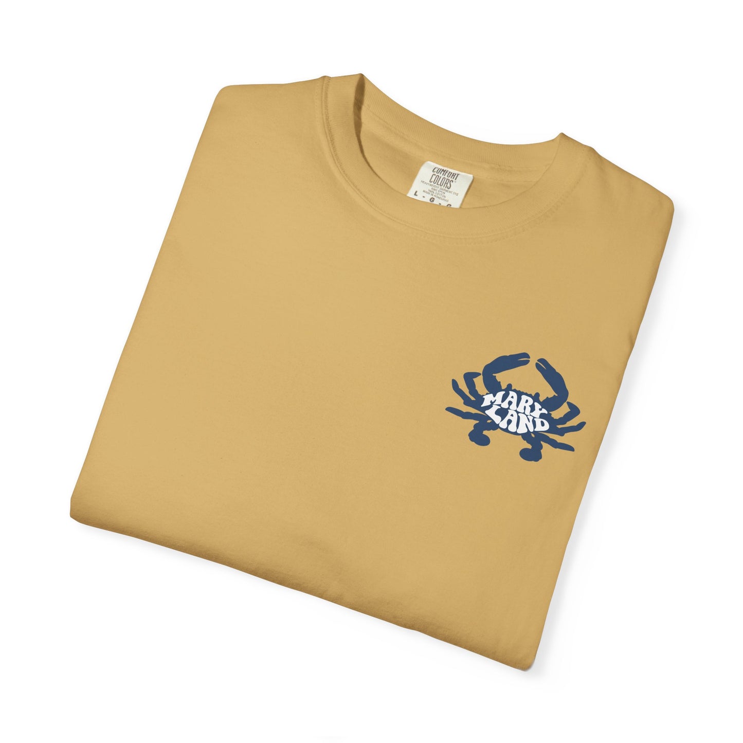 Maryland Crab Graphic T-Shirt, Unisex Beachwear, Nautical Tee, Summer Style, Gift for Ocean Lovers, Casual Wear