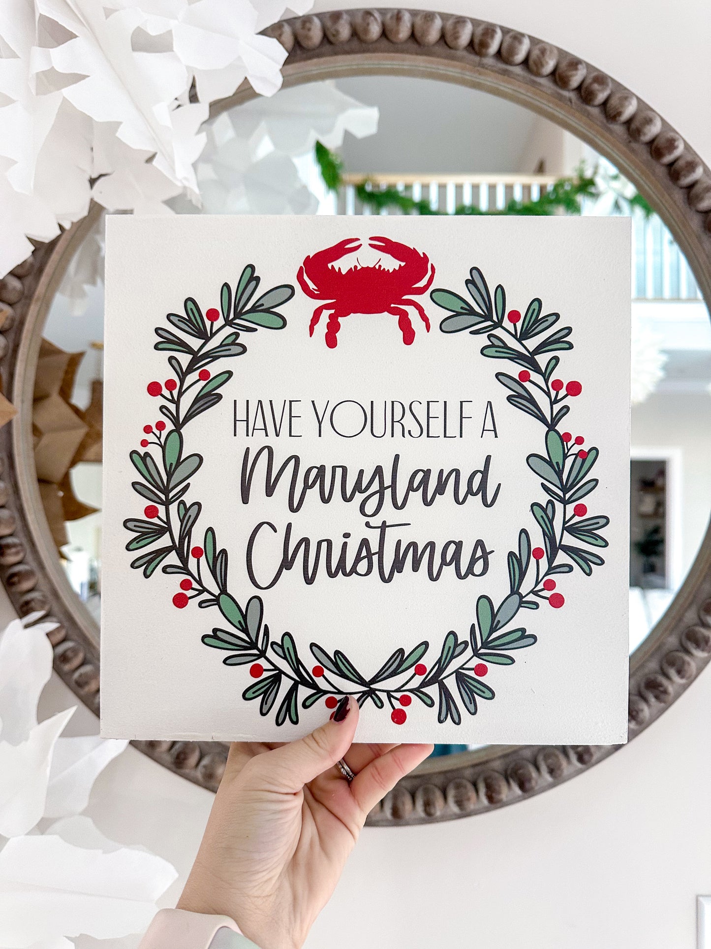 A Maryland Christmas sign