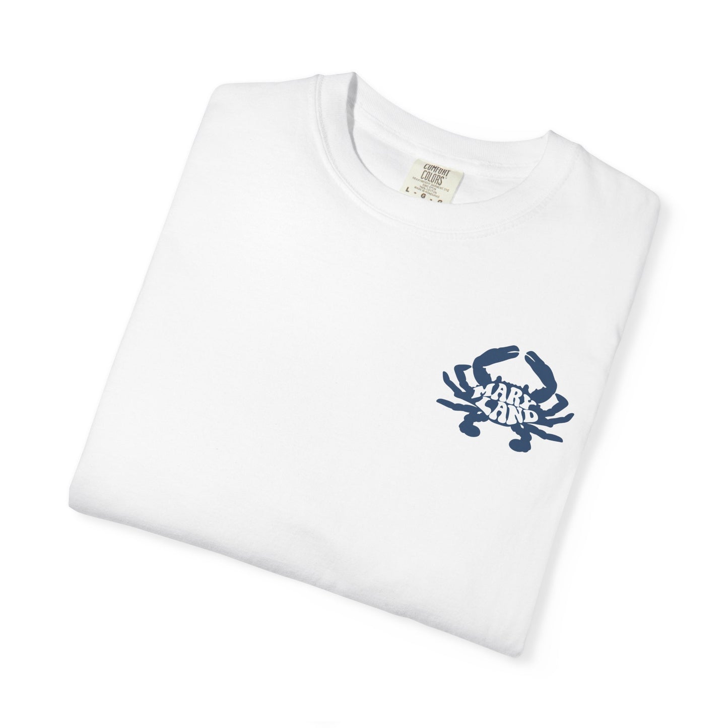 Maryland Crab Graphic T-Shirt, Unisex Beachwear, Nautical Tee, Summer Style, Gift for Ocean Lovers, Casual Wear