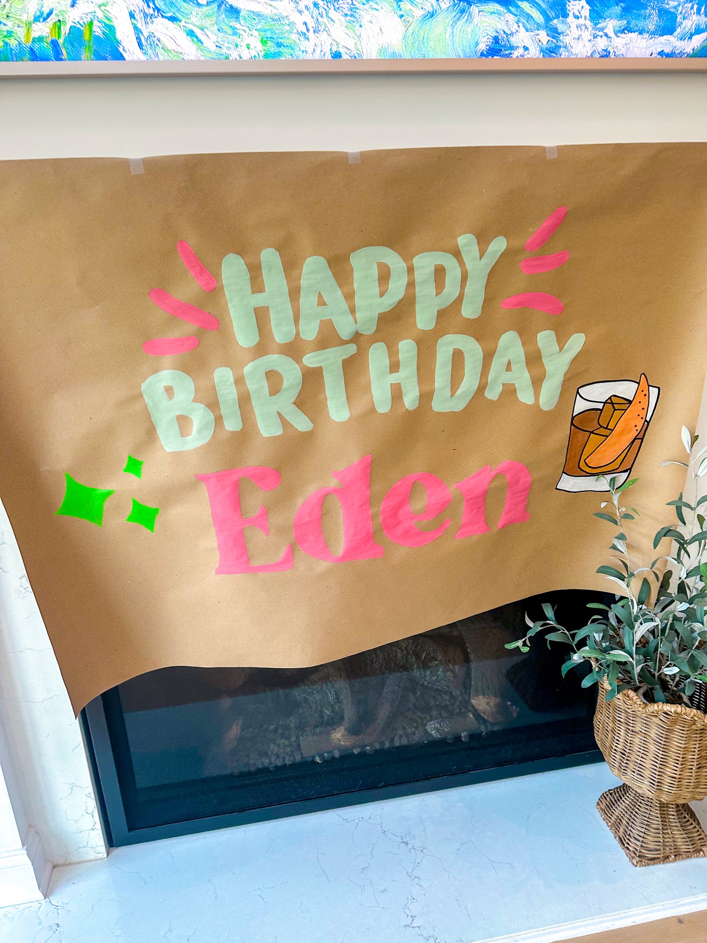 Kraft Paper Banner