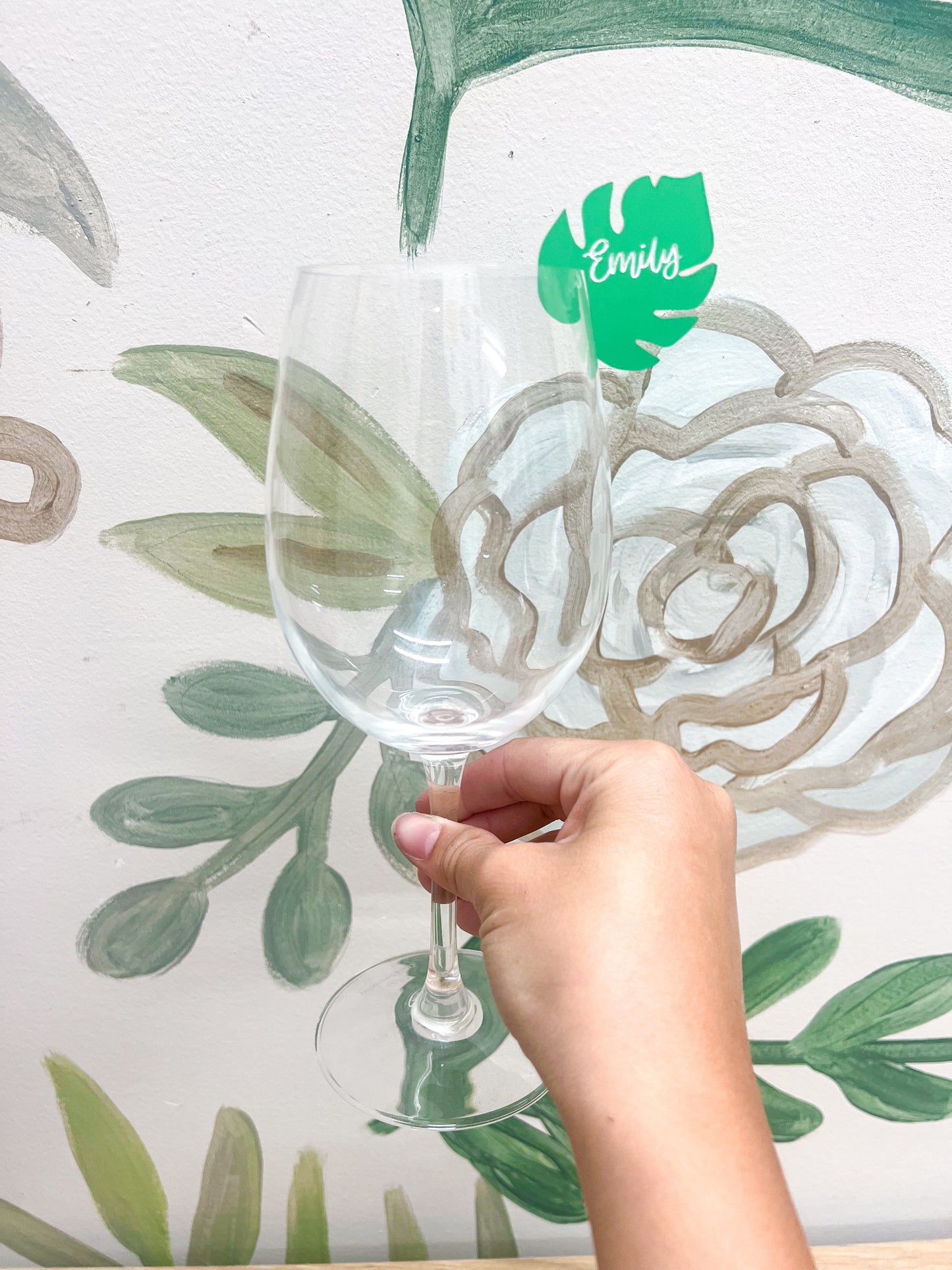 Monstera Leaf Drink Tag