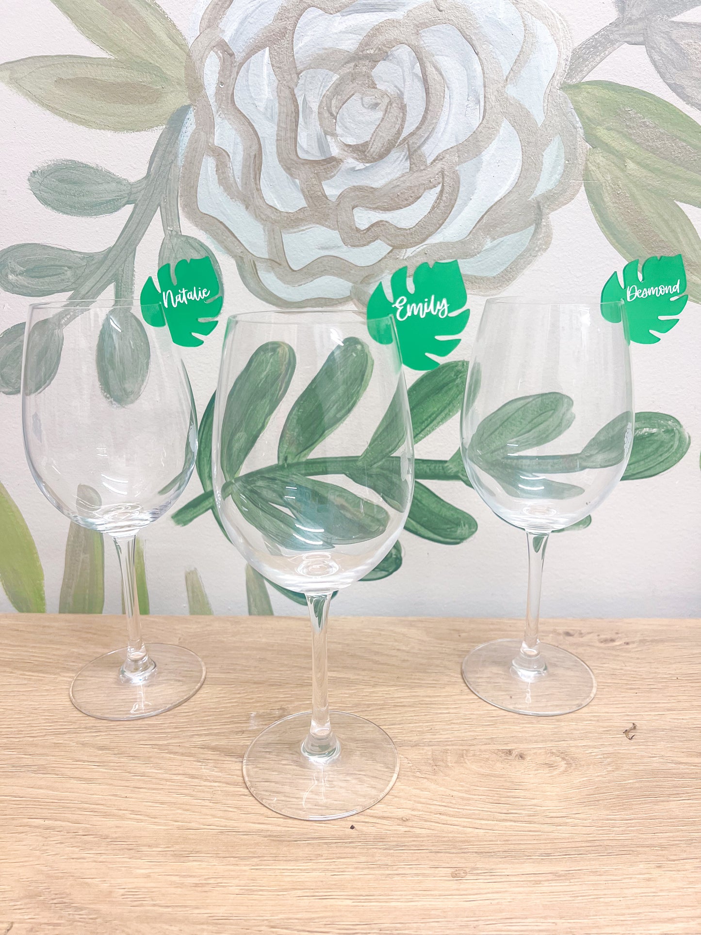 Monstera Leaf Drink Tag