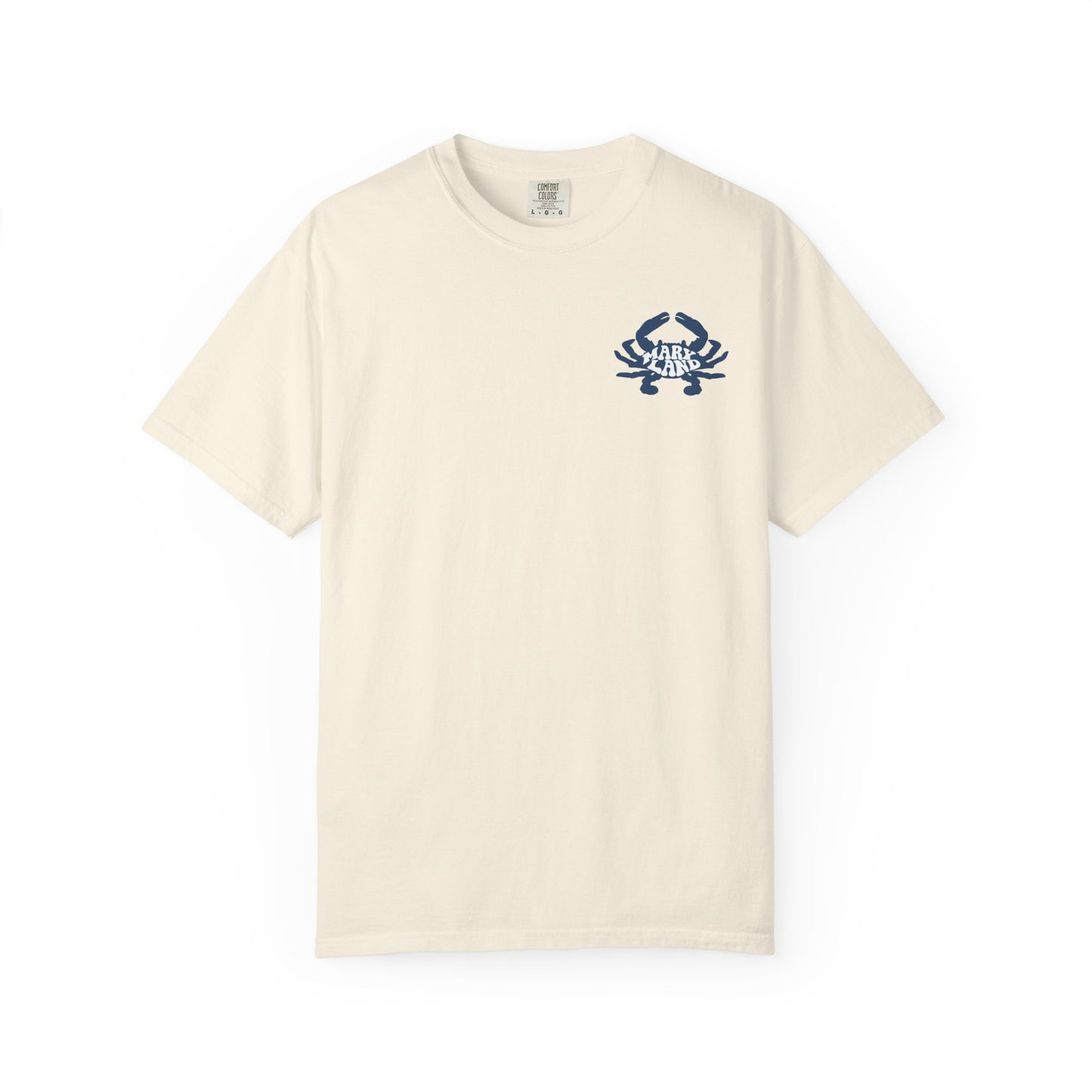 Maryland Crab Graphic T-Shirt, Unisex Beachwear, Nautical Tee, Summer Style, Gift for Ocean Lovers, Casual Wear