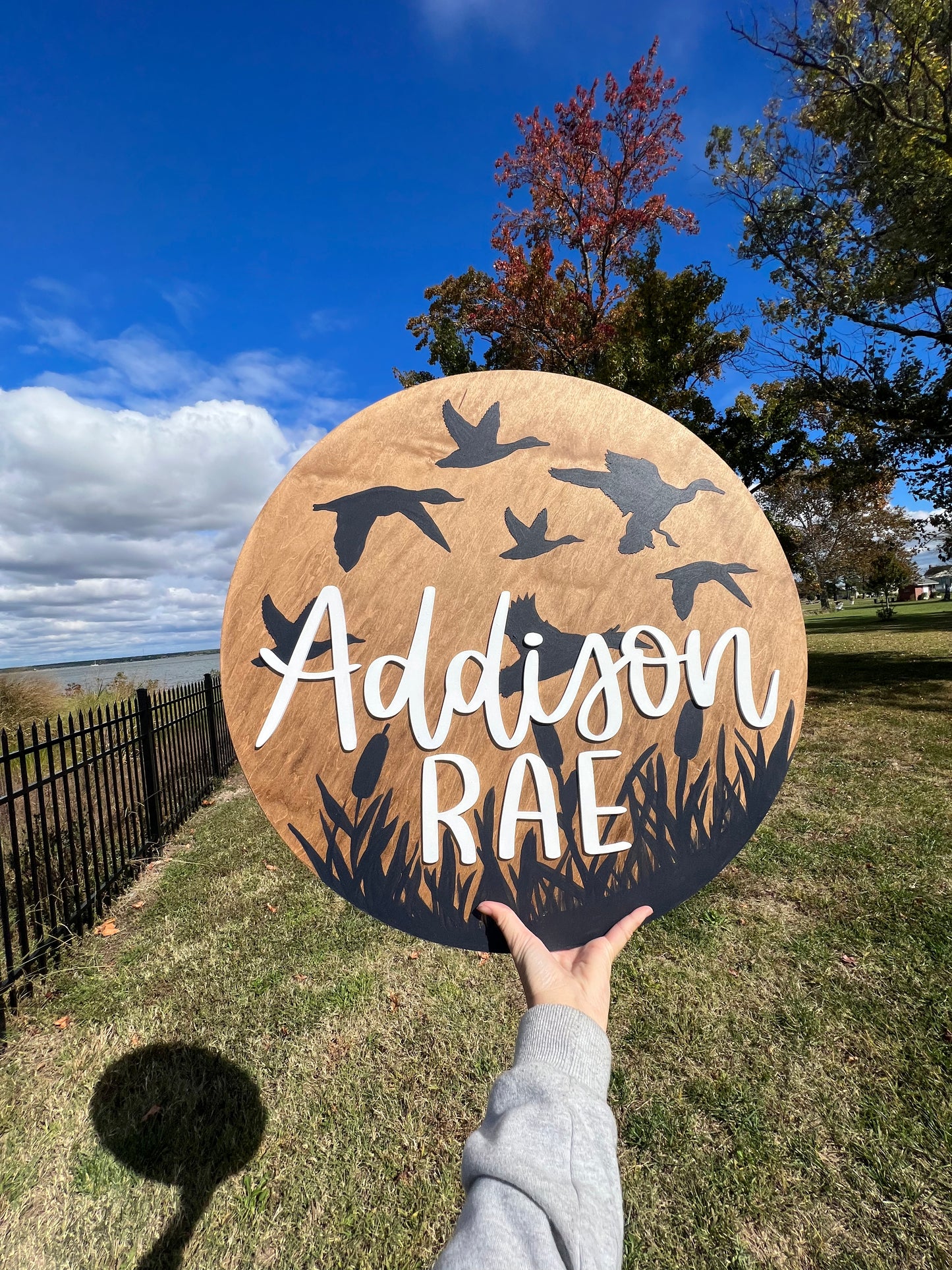 Duck Blind Nursery Sign
