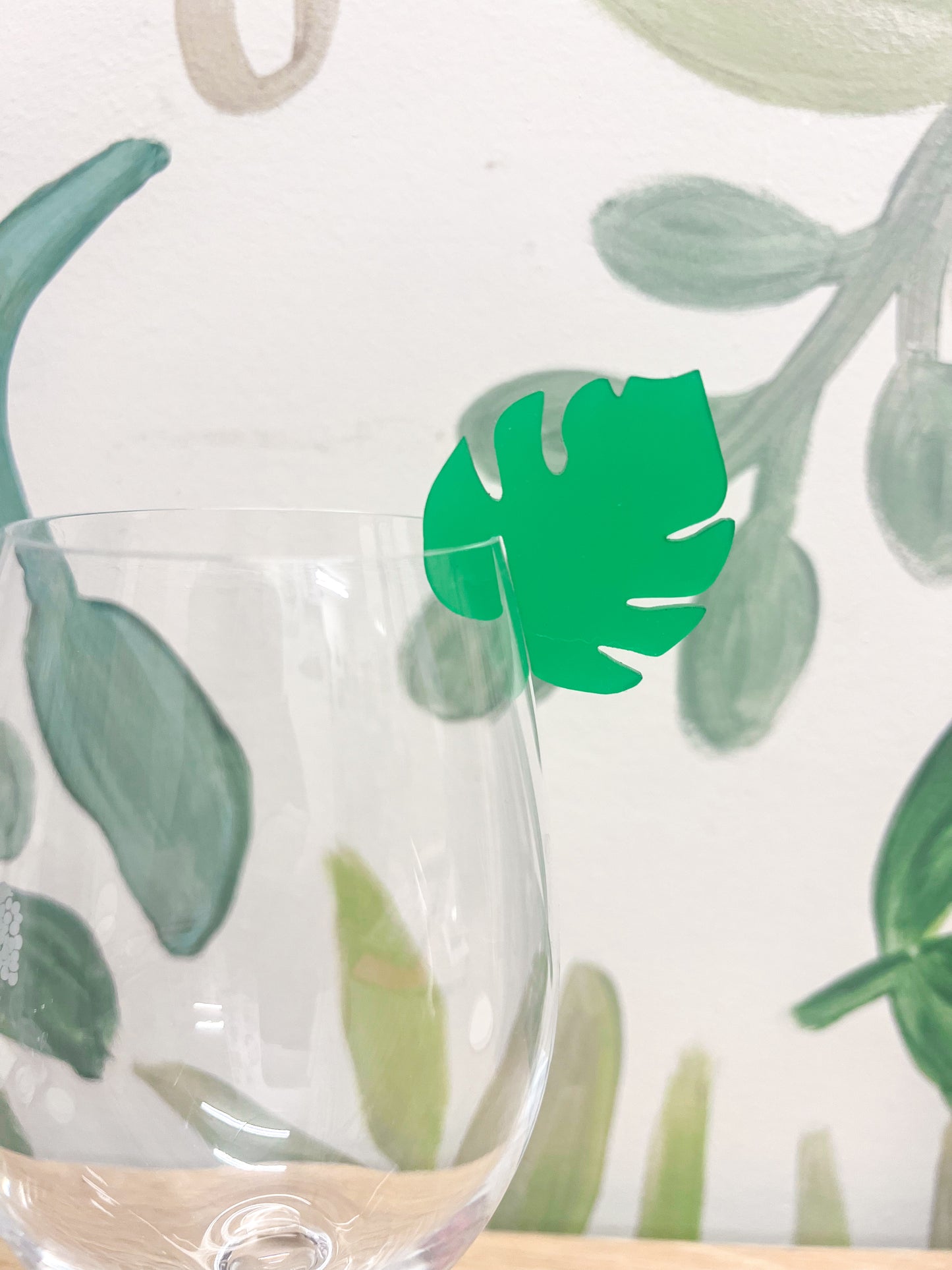 Monstera Leaf Drink Tag
