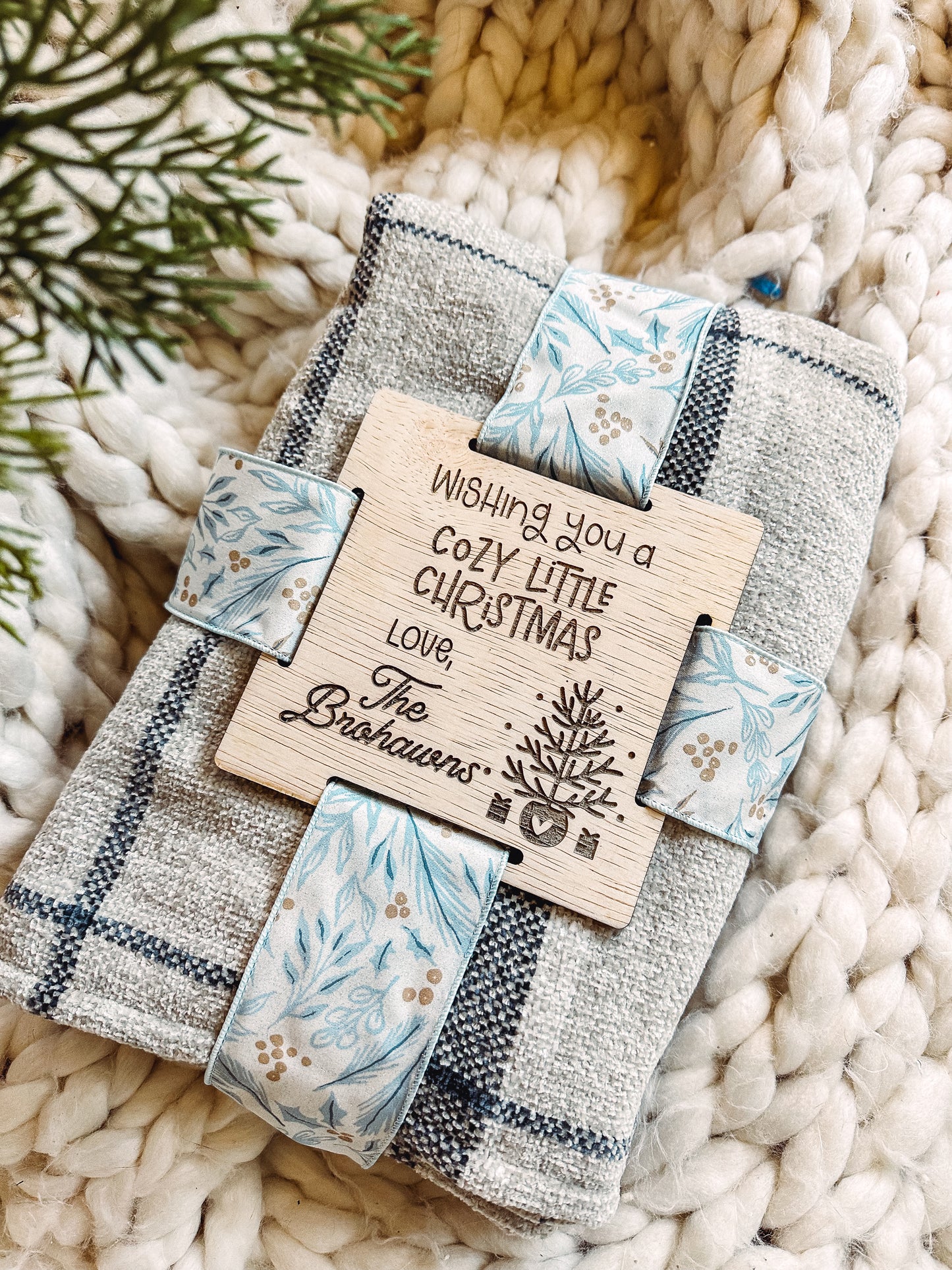Christmas Blanket Gift Tag