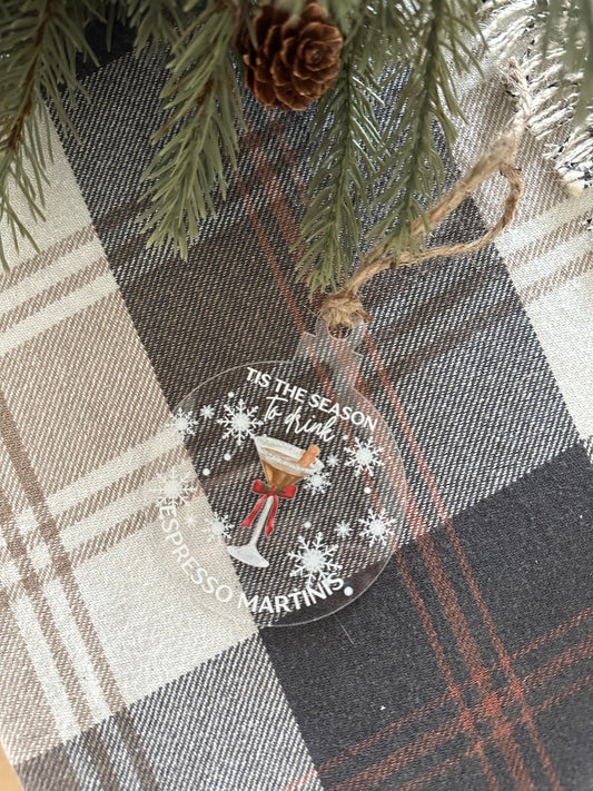 Espresso Martini Season Ornament🍸