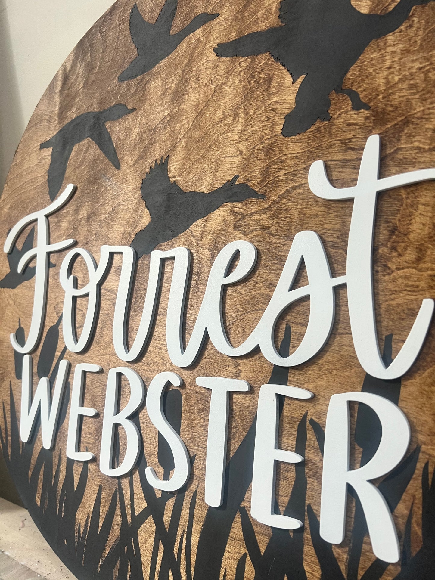 Duck Blind Nursery Sign