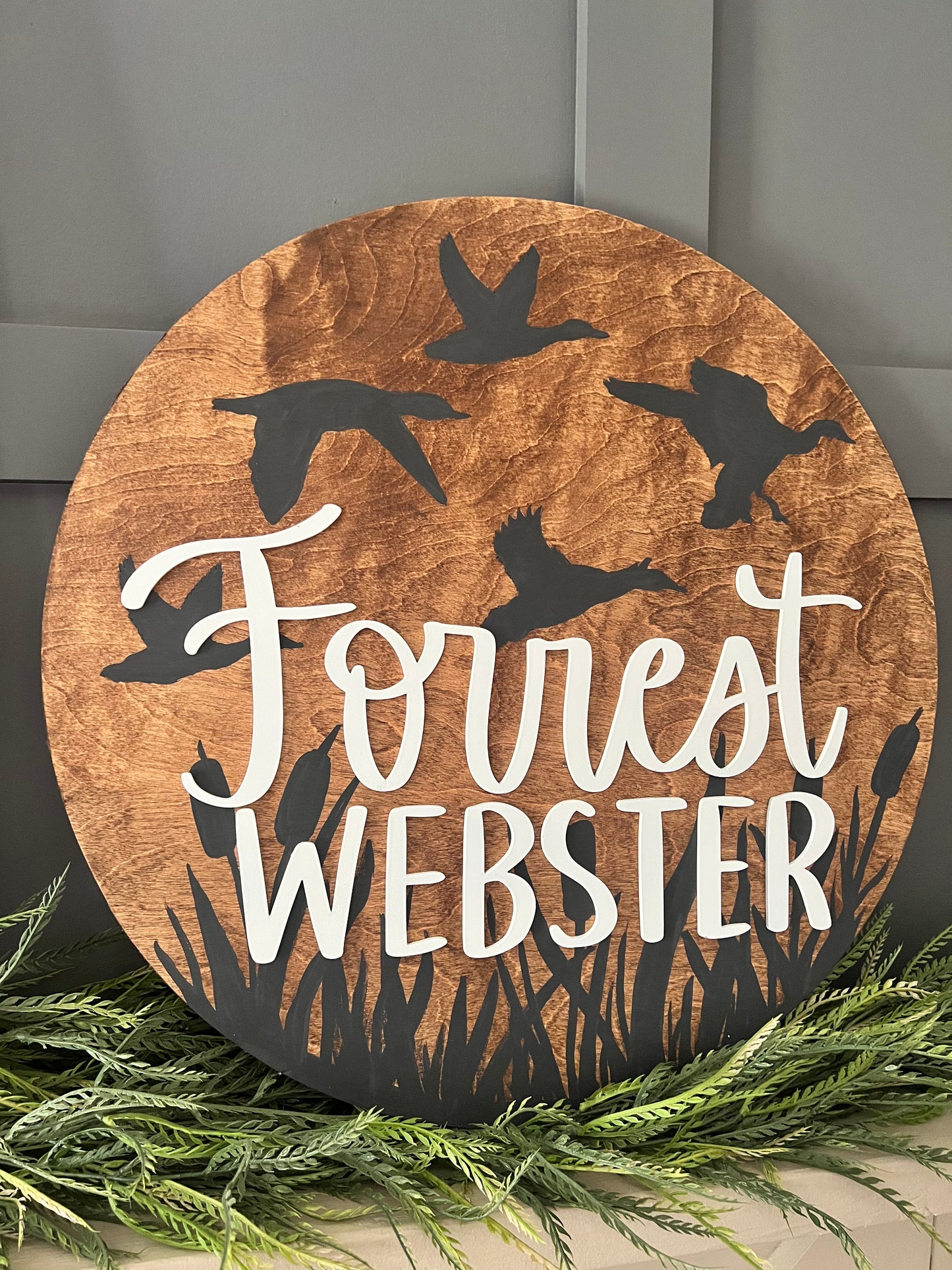Duck Blind Nursery Sign