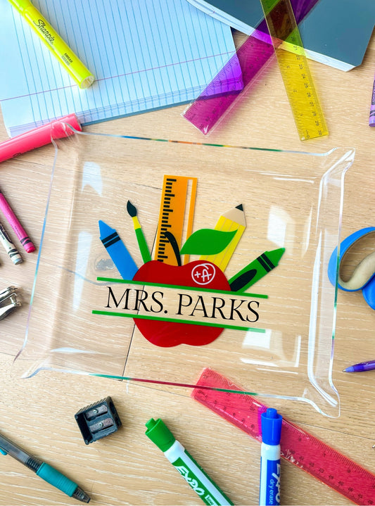 Acrylic Teacher Tray