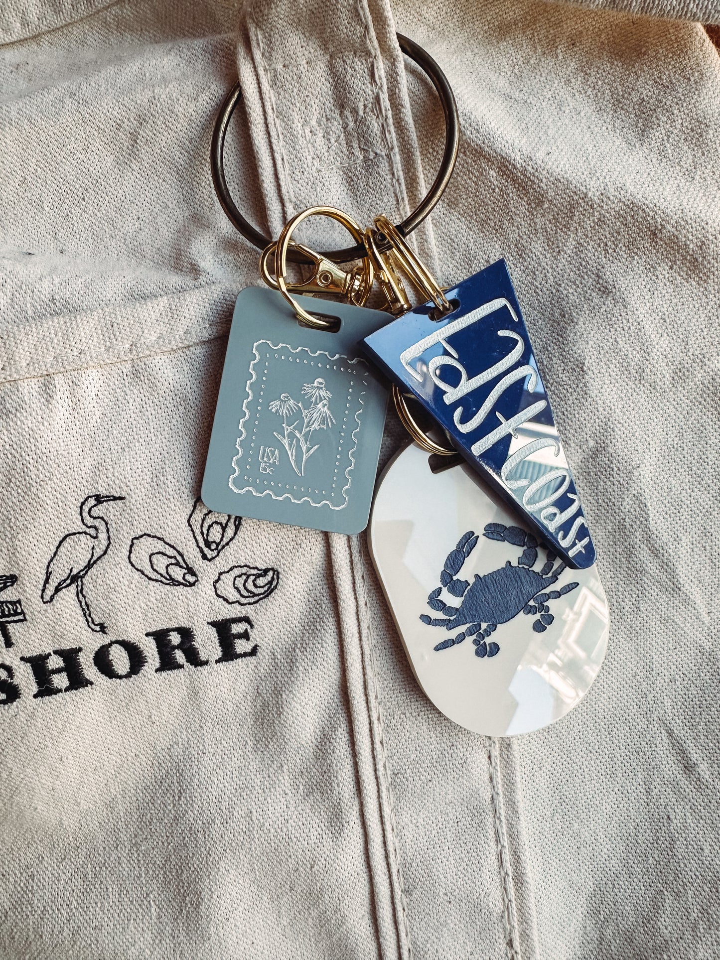 Acrylic Oyster Keychain