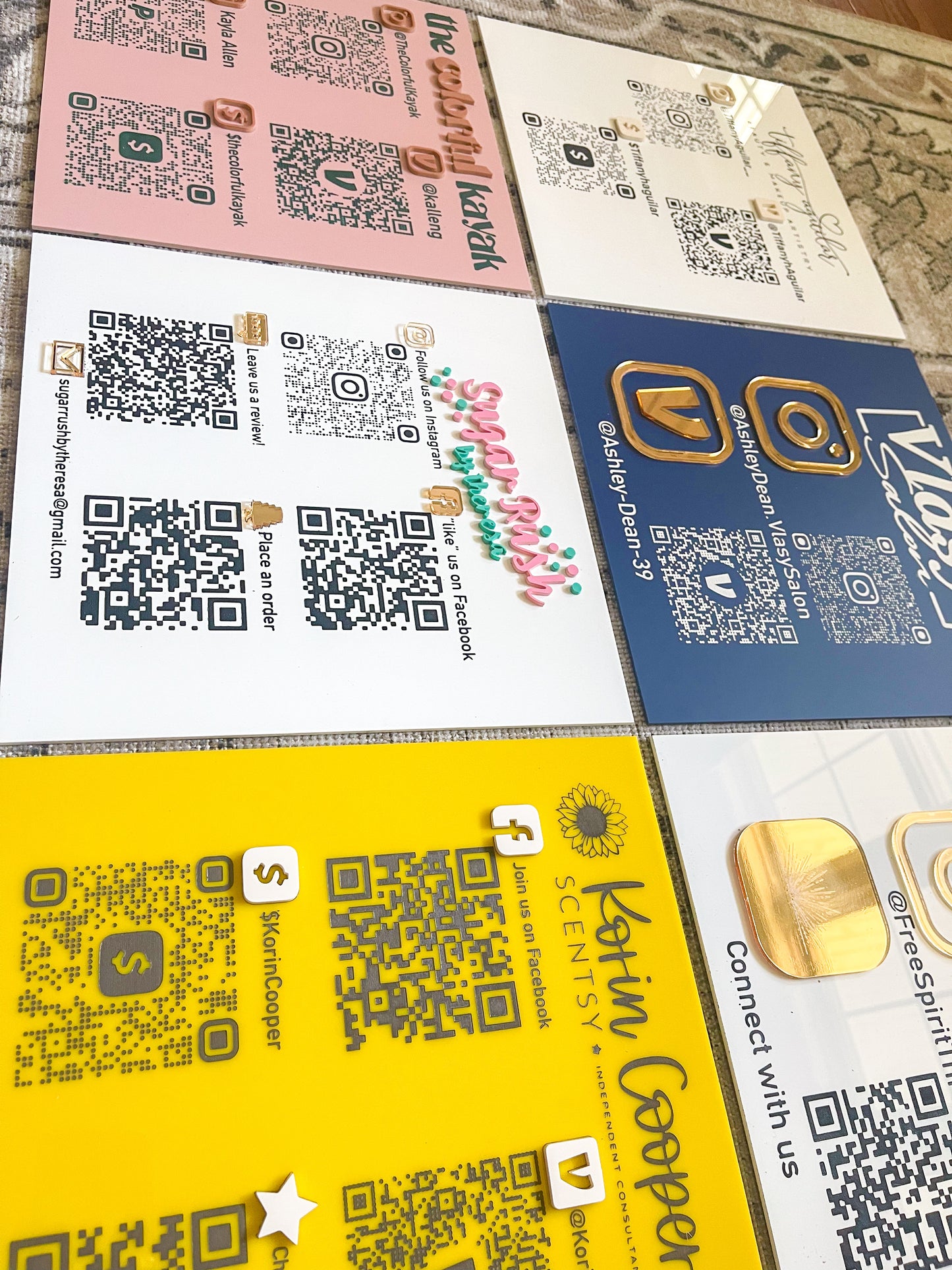 Social Media QR Code Sign