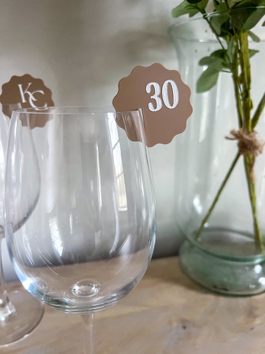 Boho Neutral Drink Tag | Wedding Favor | Wedding Drink Tag