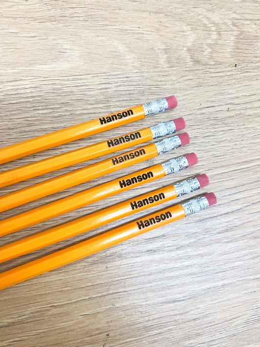 Engraved Pencils
