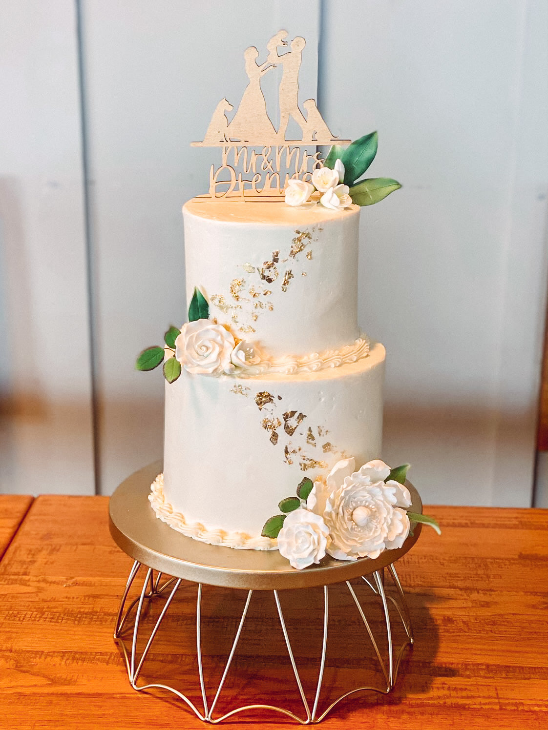 Custom Silohouette Cake Topper