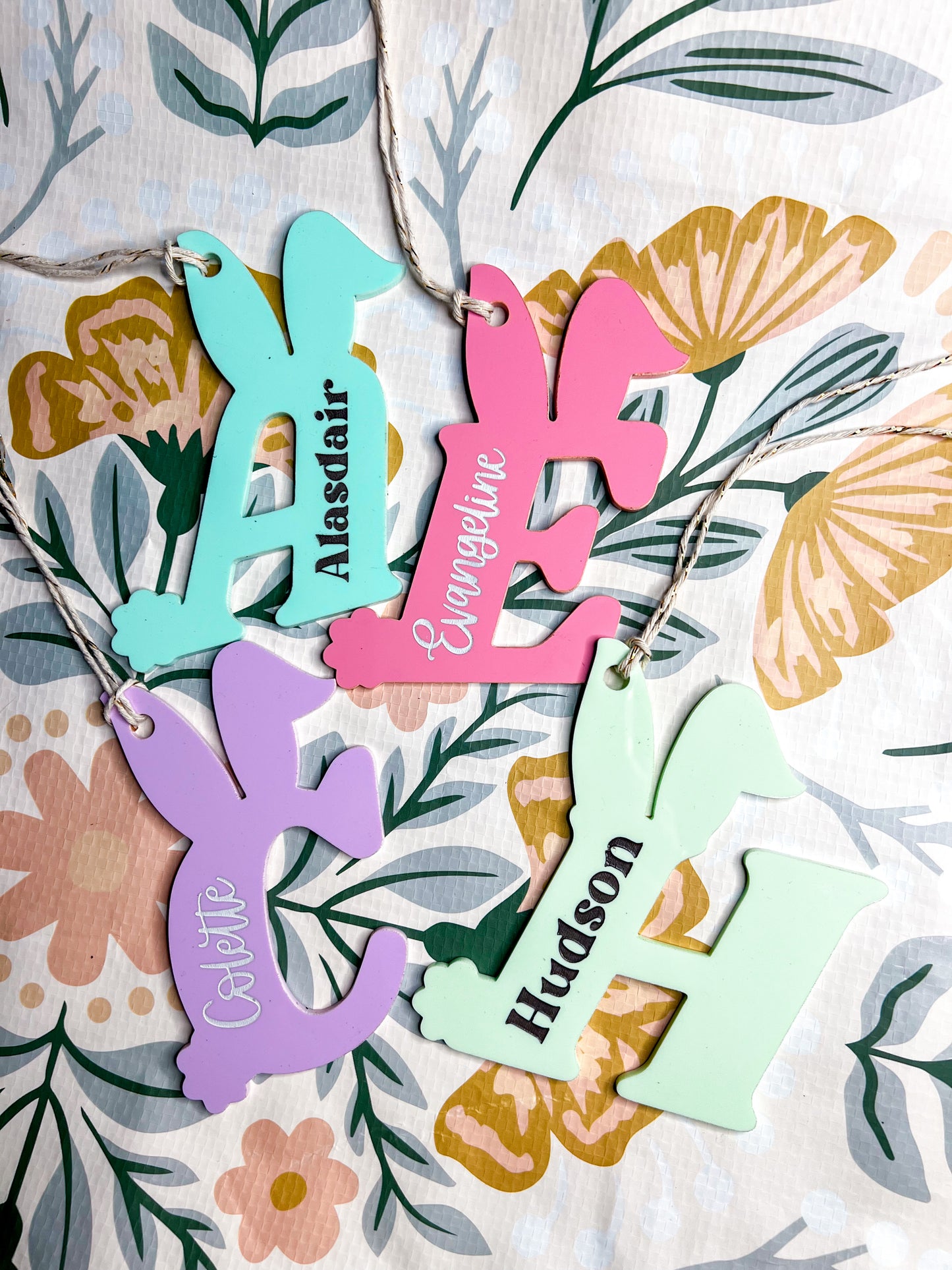Easter Basket Tag | Acrylic Easter Basket Tag