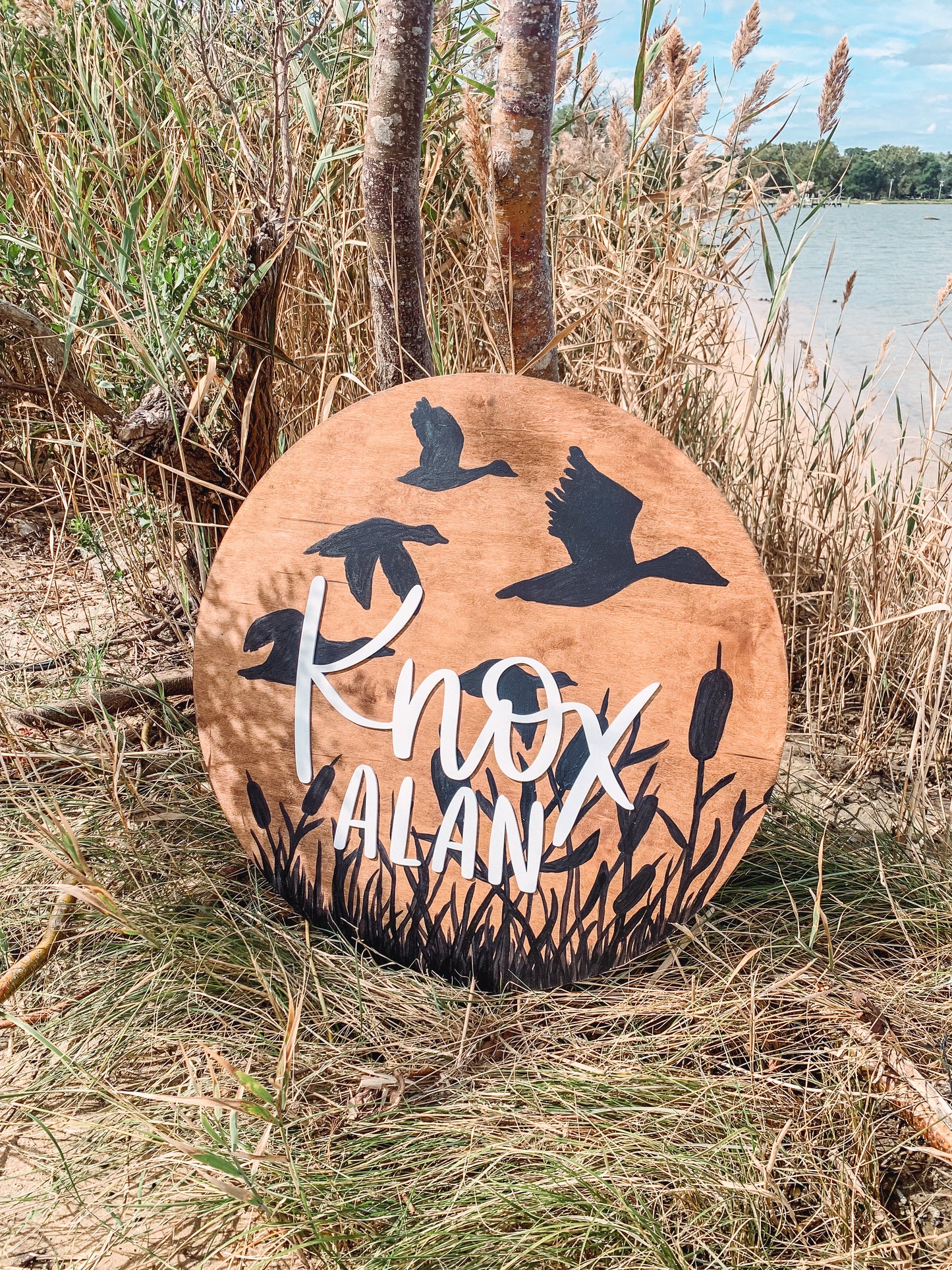 Duck Blind Nursery Sign