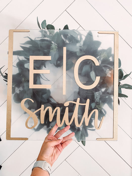 Acrylic sign | acrylic wedding decor | acrylic home decor |