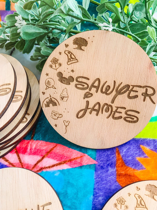 Milestones | baby milestones | wooden | baby shower gift |