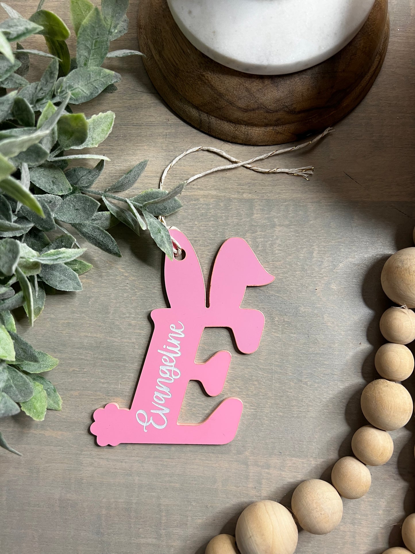 Easter Basket Tag | Acrylic Easter Basket Tag