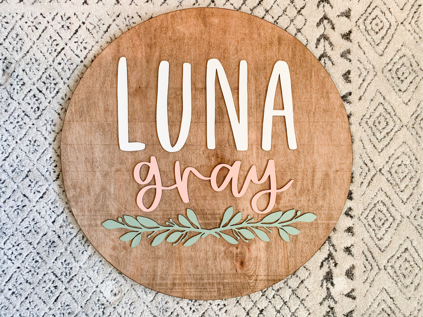 The Luna Name Sign