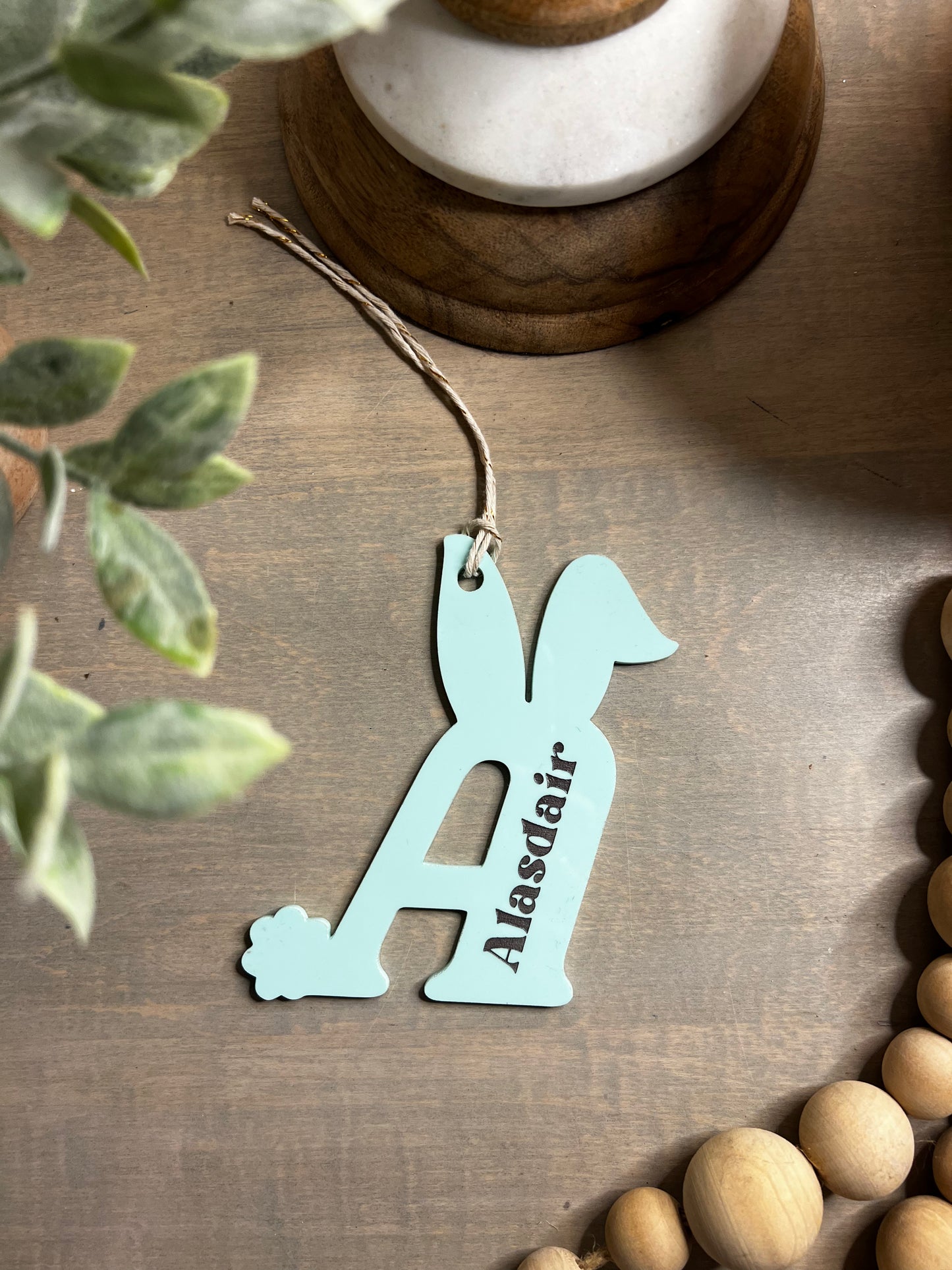 Easter Basket Tag | Acrylic Easter Basket Tag