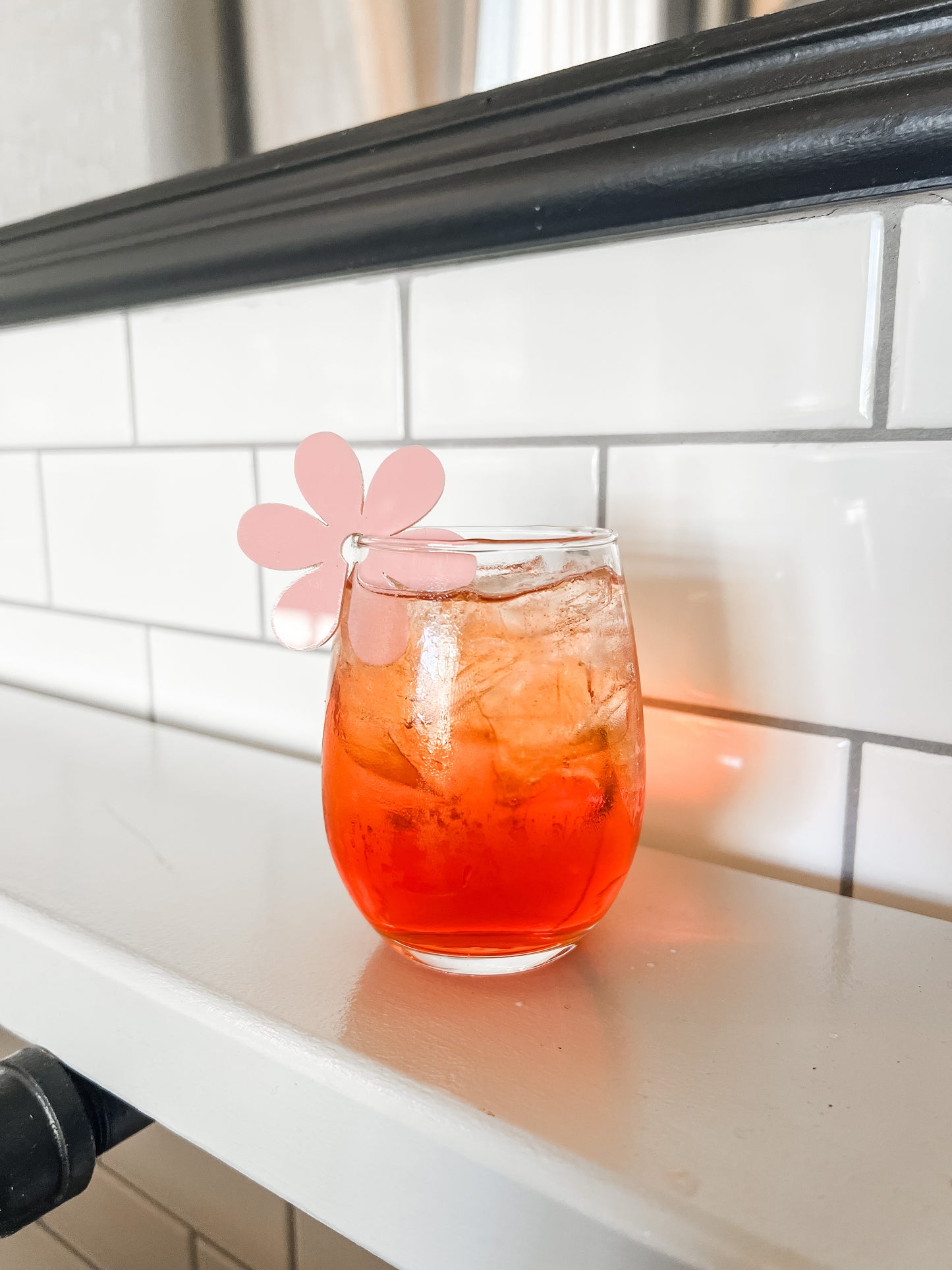 Flower Power Drink Charms