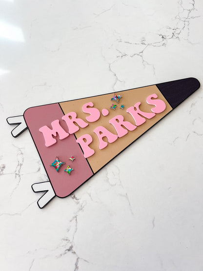 Pencil Banner Sign