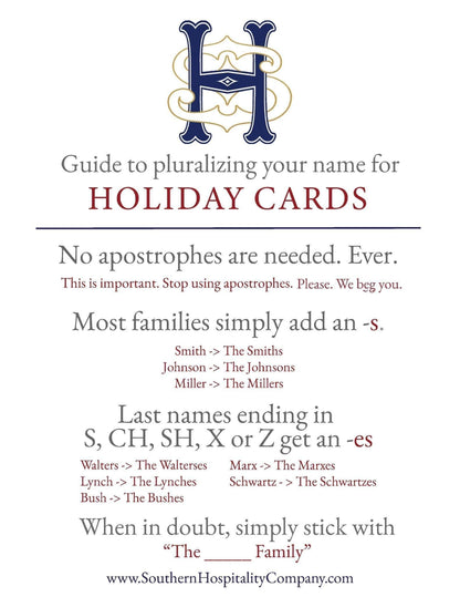 Christmas with the - Family Name Sign