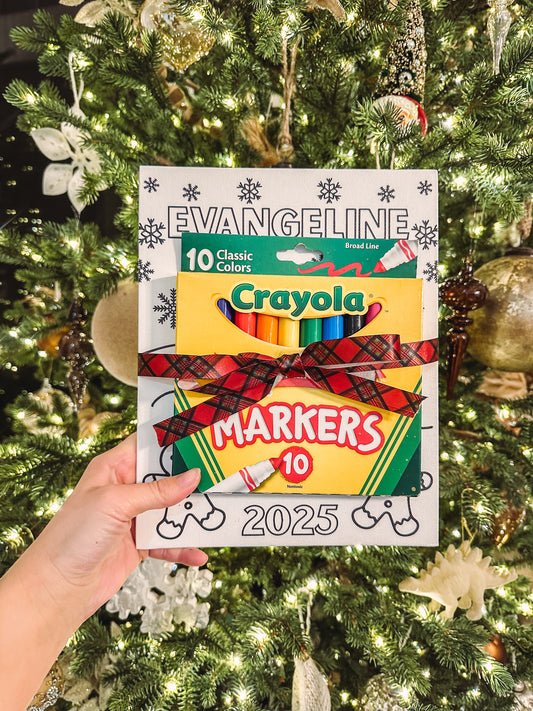 Coloring Canvas Set - stocking stuffer
