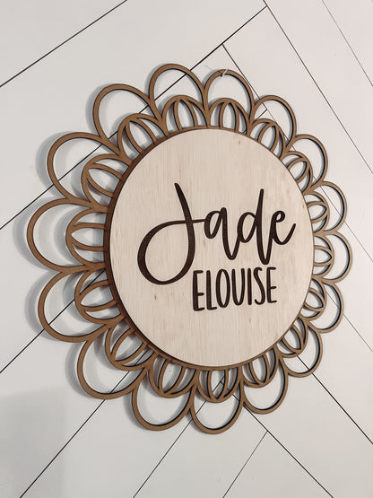Rattan Nursery Sign