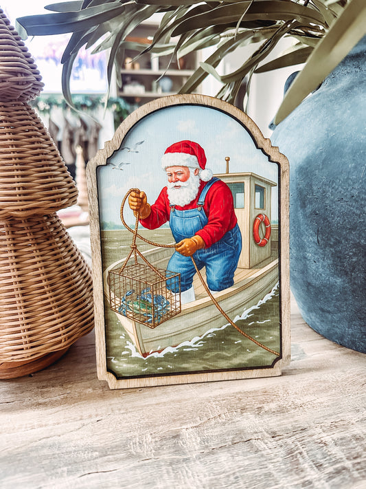Crabbing Santa Claus