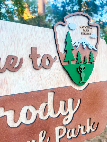 National Park sign