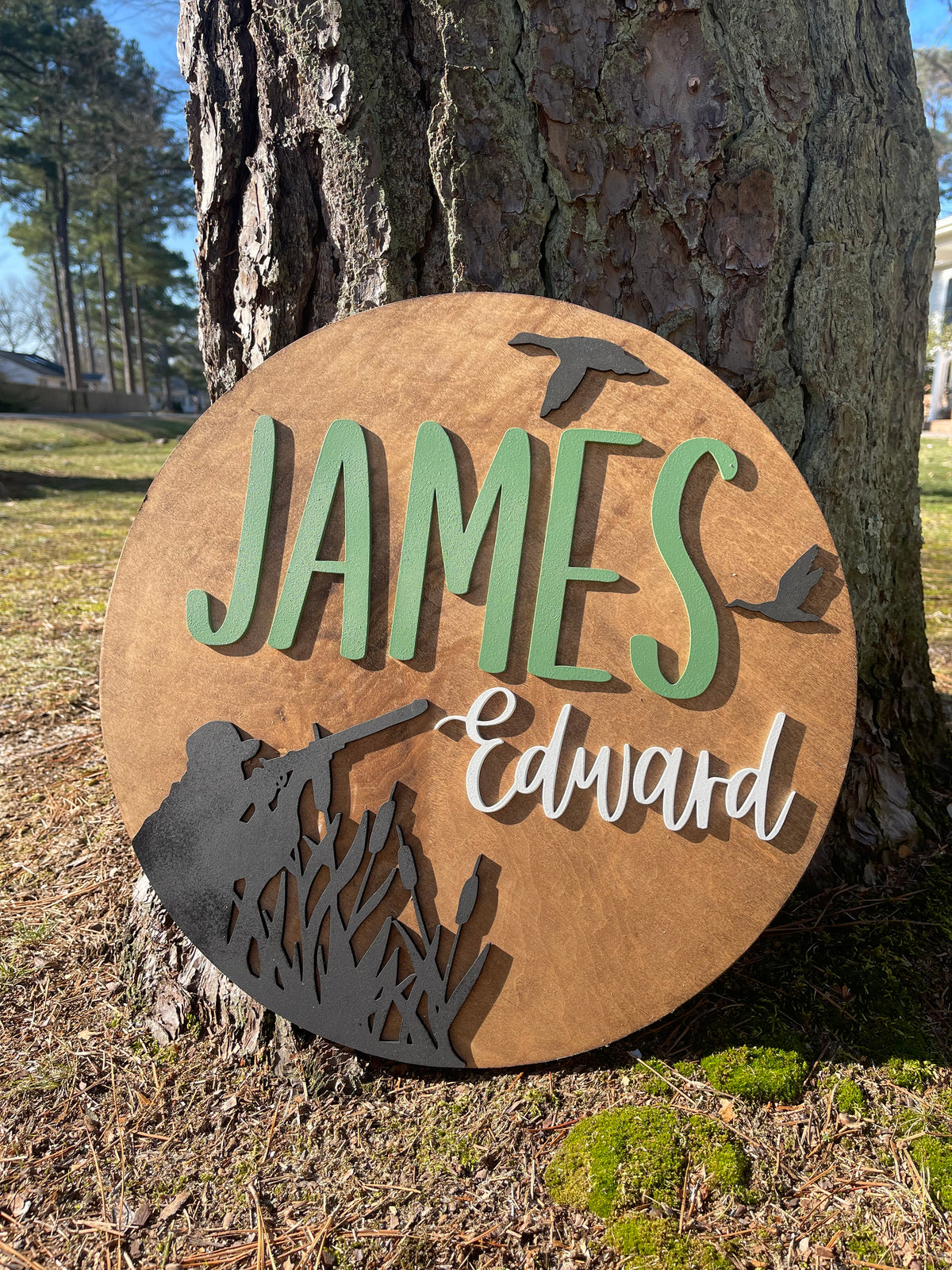 Hunting Season Nursery Sign