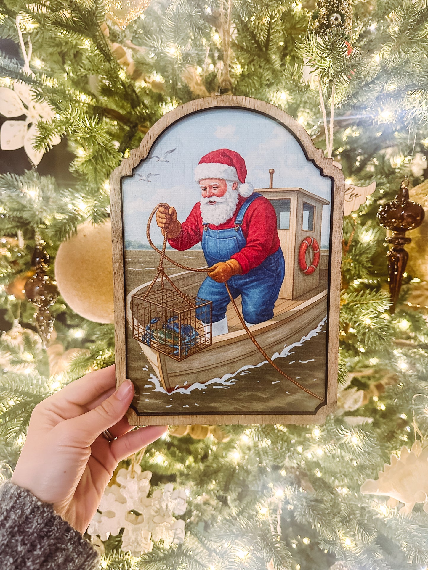 Crabbing Santa Claus