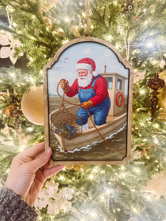 Crabbing Santa Claus