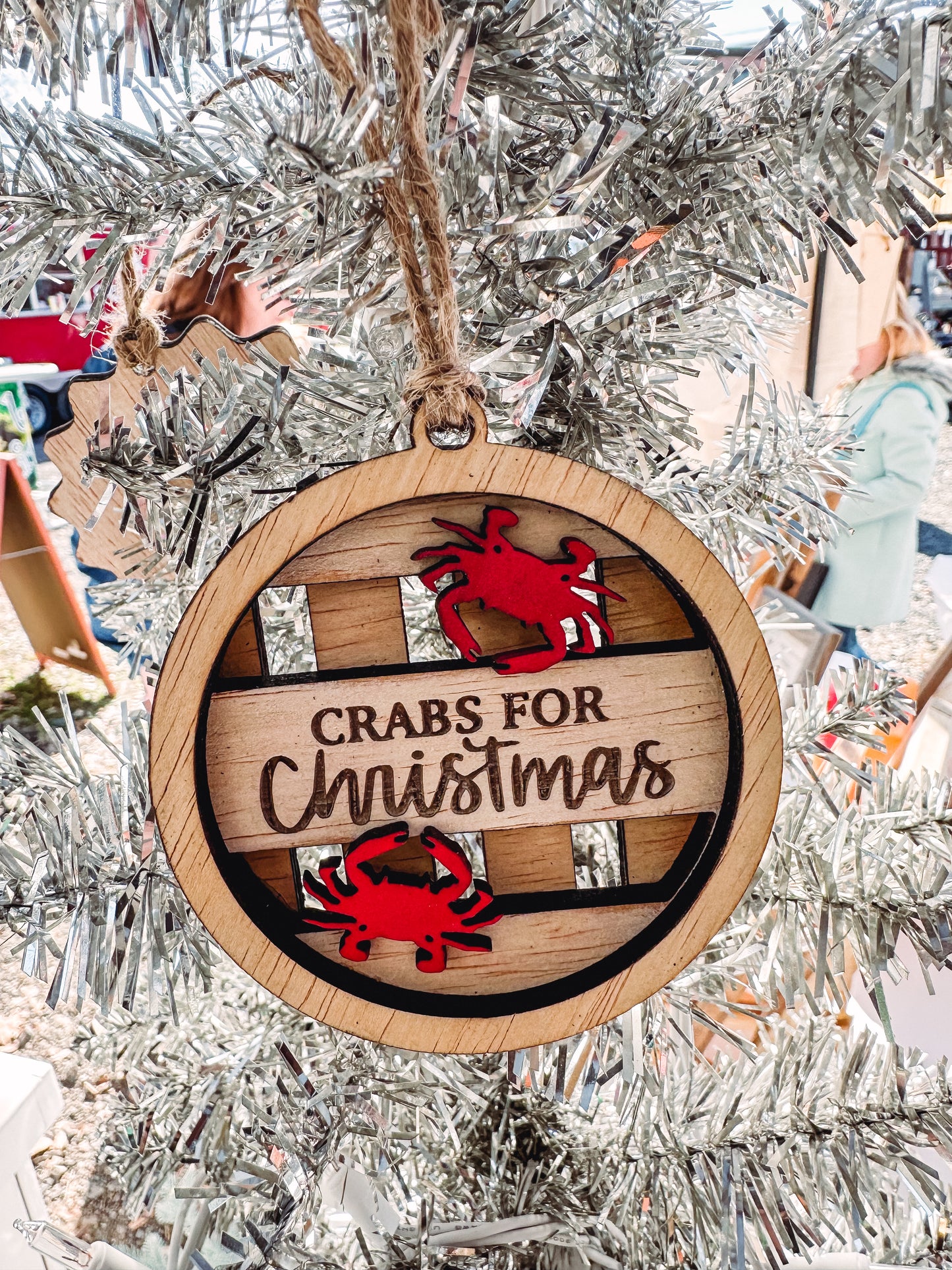 Crab Basket Lid ornament | Maryland ornament | Custom Ornament | Cambridge Maryland