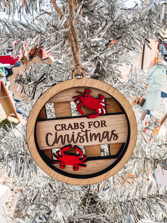 Crab Basket Lid ornament | Maryland ornament | Custom Ornament | Cambridge Maryland