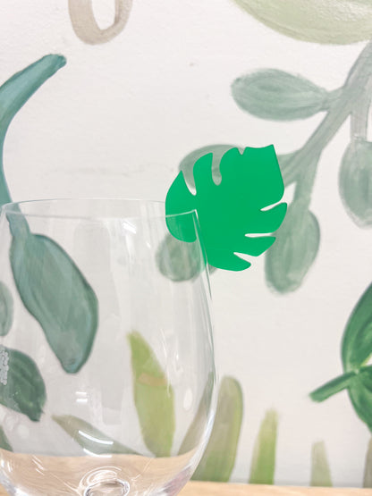 Monstera Leaf Drink Tag