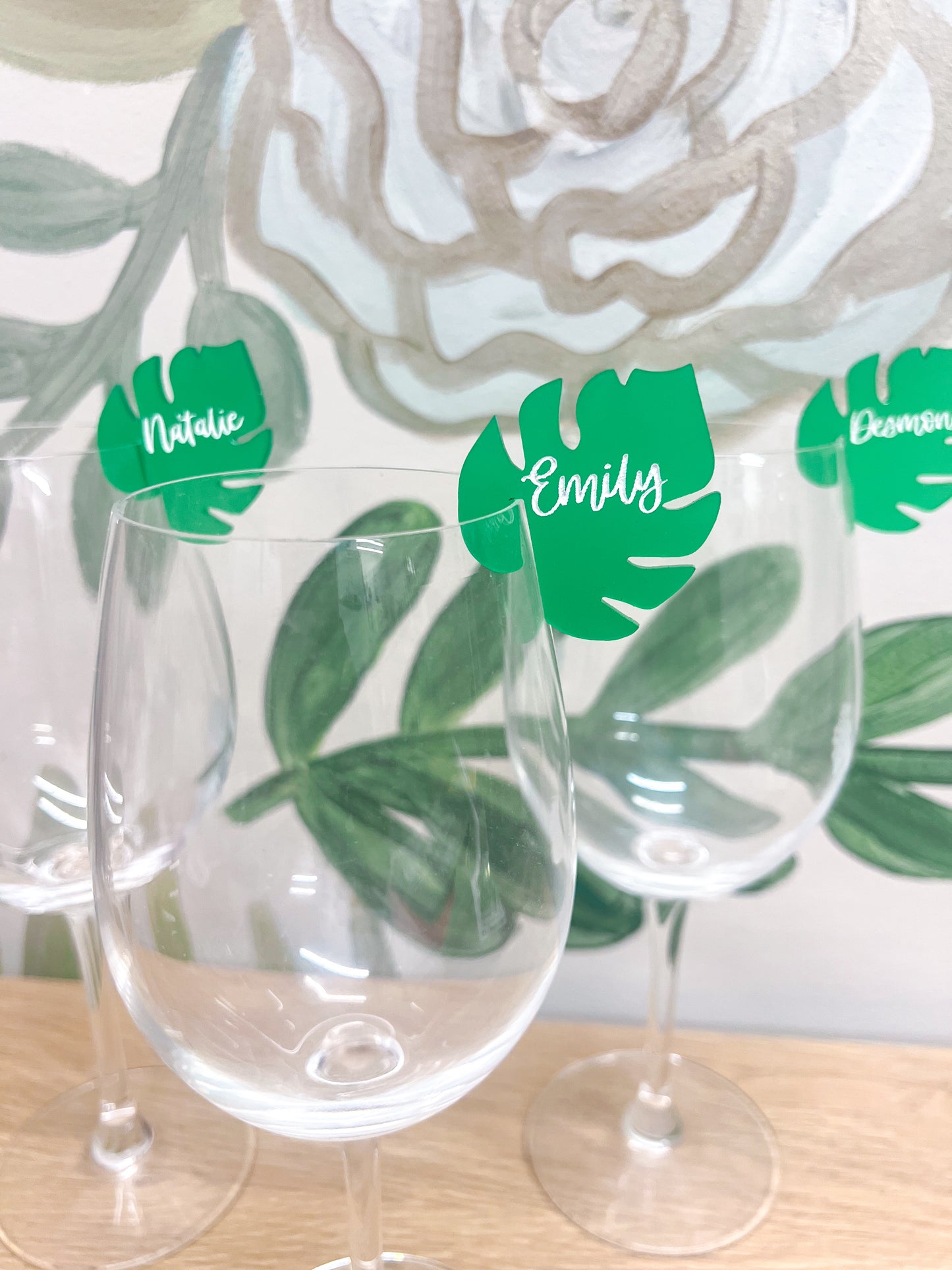 Monstera Leaf Drink Tag