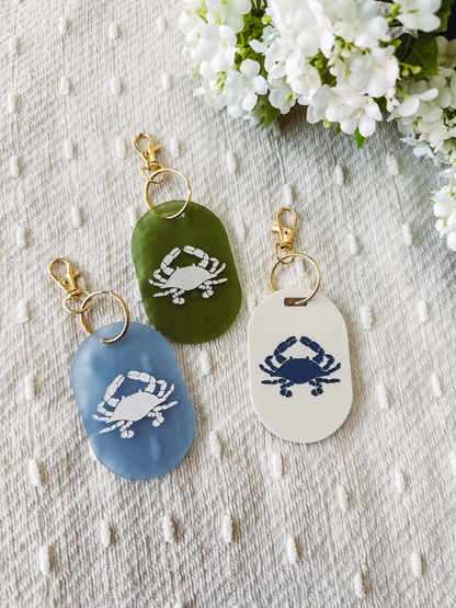 Acrylic Crab Keychain