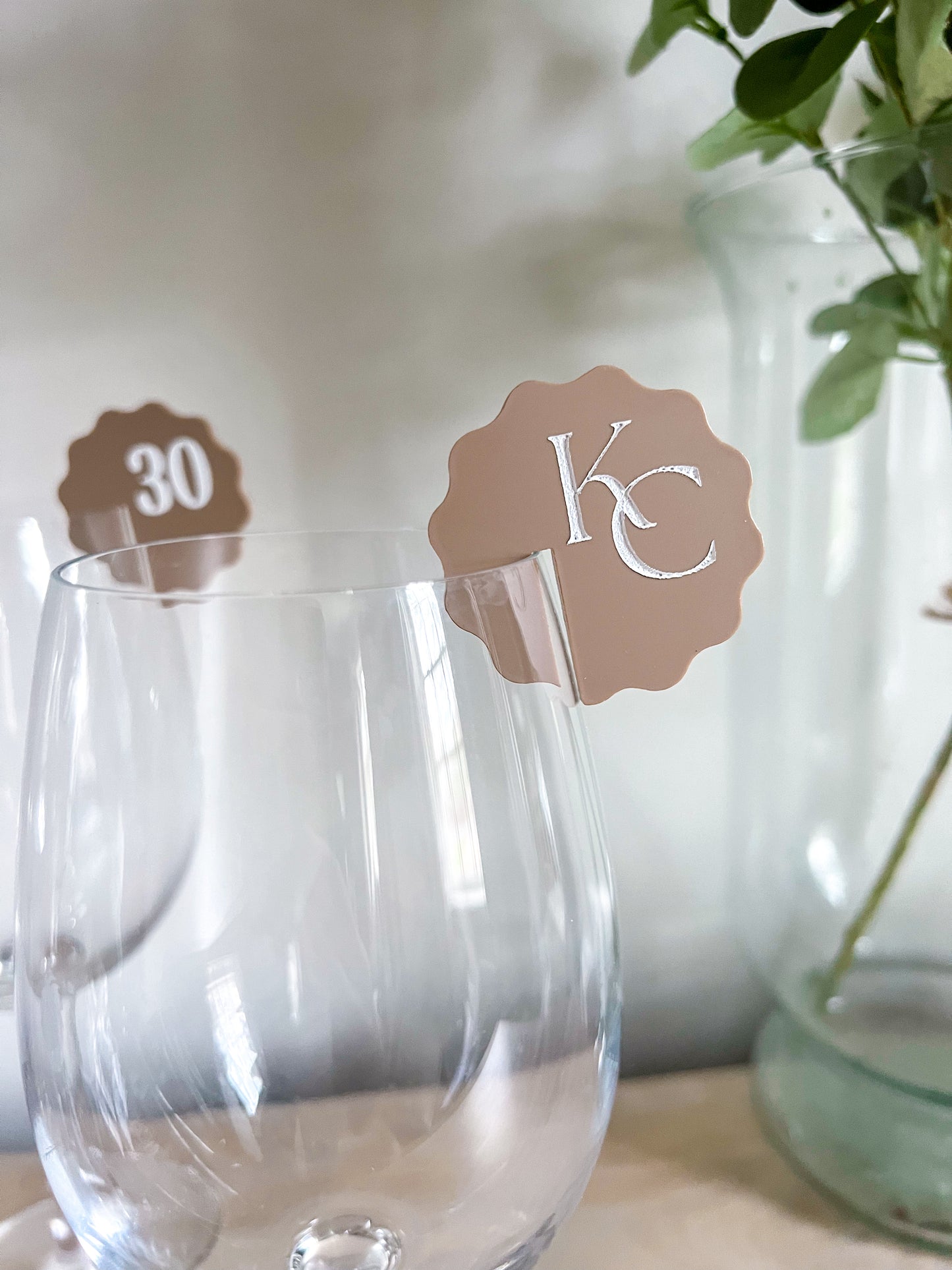 Boho Neutral Drink Tag | Wedding Favor | Wedding Drink Tag